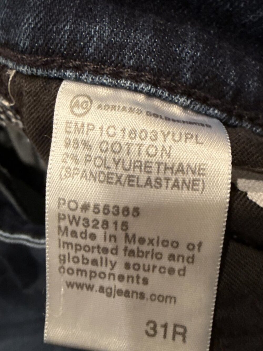 AG Adriano Goldschmied 31 Stevie Straight High Rise Slim Jeans - Picture 6 of 7